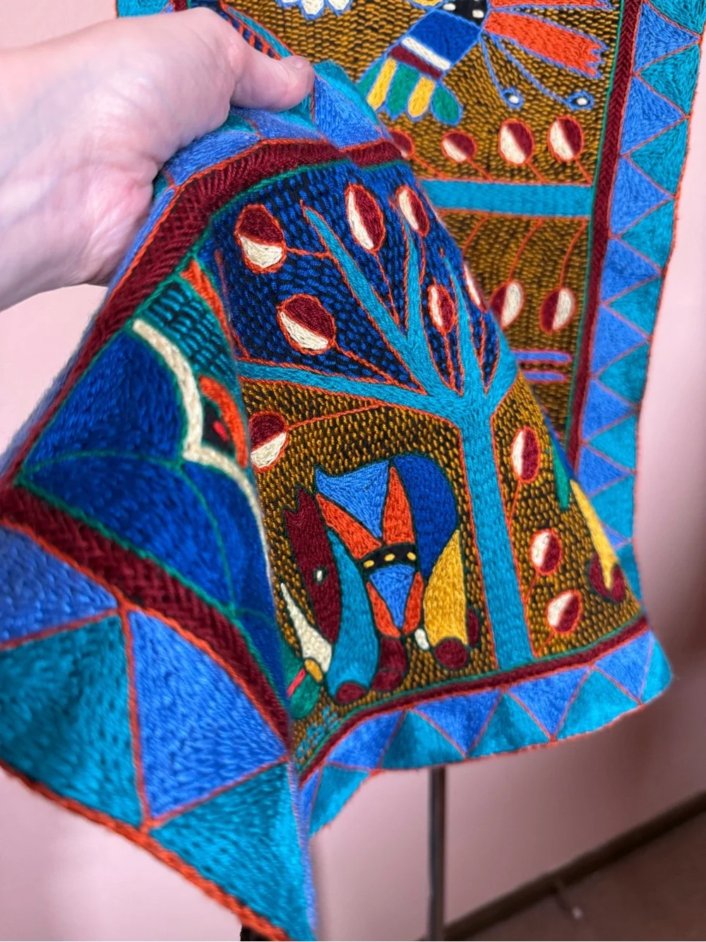 Kaross hand embroidered